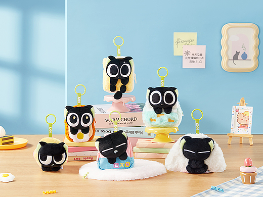 罗小黑毛绒玩偶包/文创IP产品周边产品拍摄◆初塘视觉