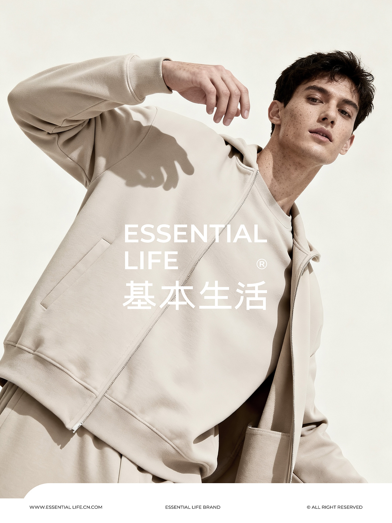 「基本生活」服装品牌设计 - 反色弧（图ZNDAwNDUyNDM2） - 品牌 - 站酷设计师反色弧设计工作室原创素材 - 站酷ZCOOL
