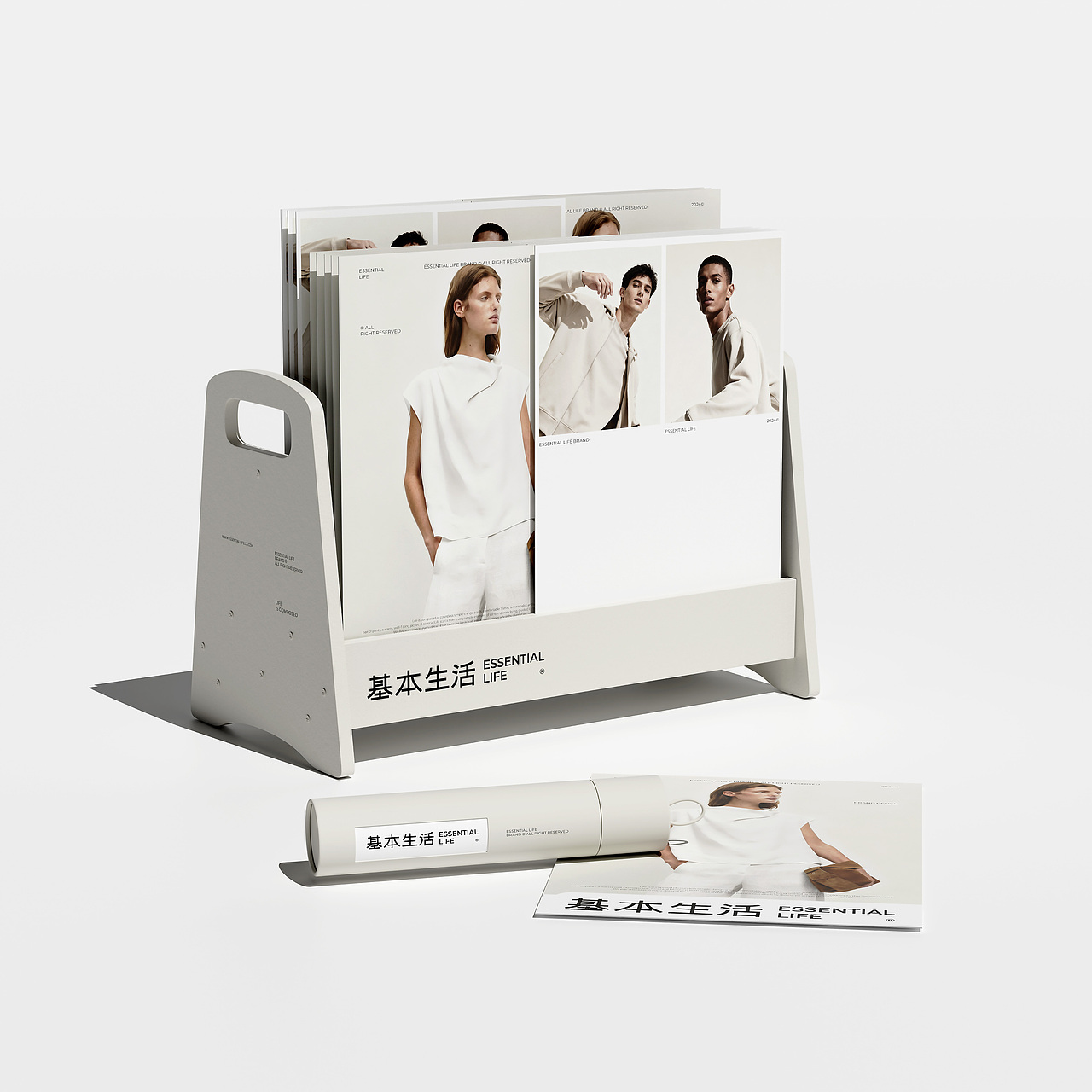 「基本生活」服装品牌设计 - 反色弧（图ZNDAwNDUyNDg0） - 品牌 - 站酷设计师反色弧设计工作室原创素材 - 站酷ZCOOL