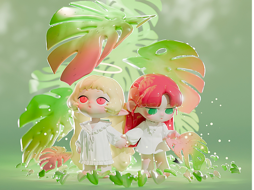 【原创插画+3D设计】春分