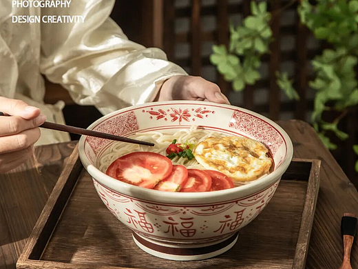 产品拍摄|中式拉面碗