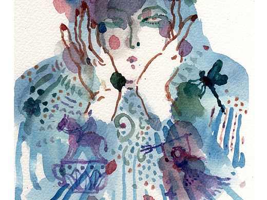 想多了（个人主页-ZNzI5NDEyNTY=） - 艺术插画 - 站酷设计师黄门侍郎从二品原创素材 - 站酷ZCOOL