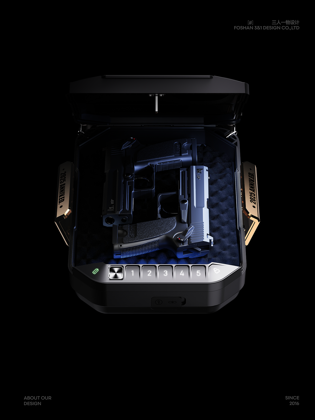 BE-TECH手枪保险箱 | 海外市场产品设计（图ZNDAwNDY1MTI4） - 工业用品/机械 - 站酷设计师三人一物设计原创素材 - 站酷ZCOOL