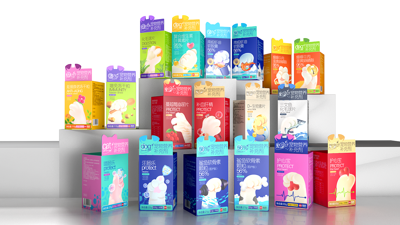 寵物包裝（圖ZNDAwNDczOTYw） - 包裝 - 站酷設(shè)計(jì)師文丑而顏良原創(chuàng)素材 - 站酷ZCOOL