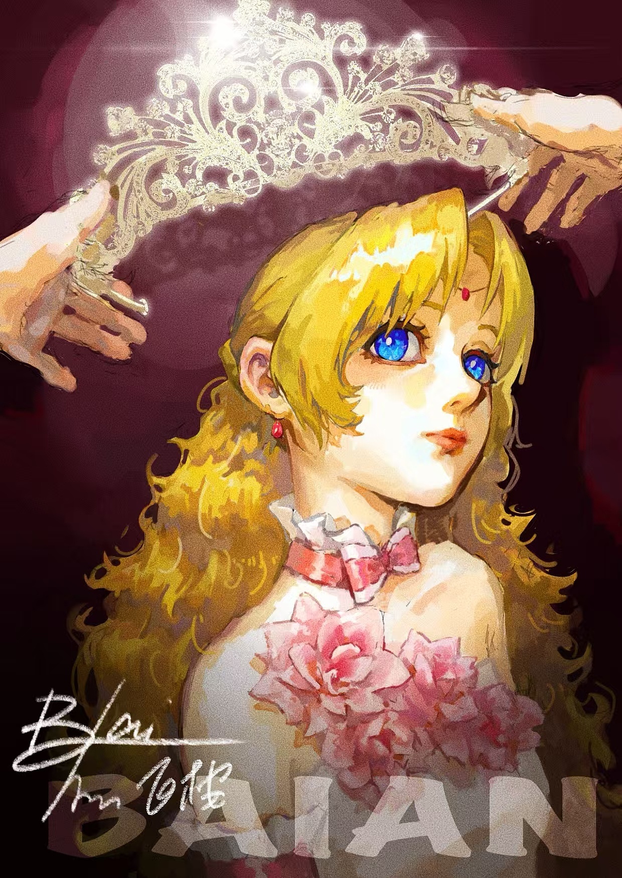 某天成为公主同人图（图ZNDAwNDc1NTQ0） - 创作习作 - 站酷设计师百桉原创素材 - 站酷ZCOOL