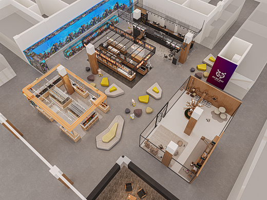 潮玩集合店设计｜把色彩装进盒子里