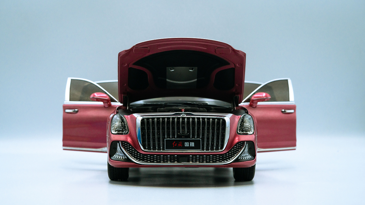 红旗国雅 金属红/香槟金 1:18（图ZNDAwNDg2MDA4） - 其他摄影 - 站酷设计师饭饭饭樊原创素材 - 站酷ZCOOL