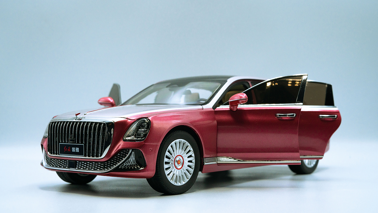 红旗国雅 金属红/香槟金 1:18（图ZNDAwNDg2MDAw） - 其他摄影 - 站酷设计师饭饭饭樊原创素材 - 站酷ZCOOL