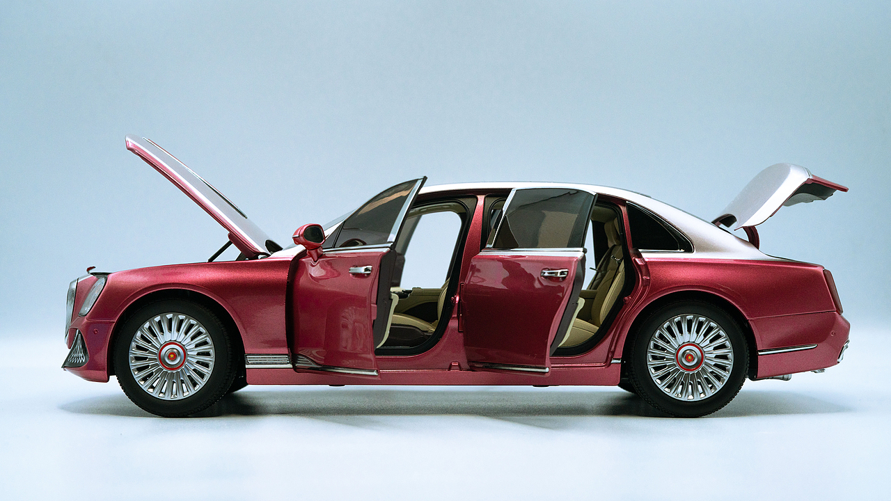 红旗国雅 金属红/香槟金 1:18（图ZNDAwNDg2MTMy） - 其他摄影 - 站酷设计师饭饭饭樊原创素材 - 站酷ZCOOL