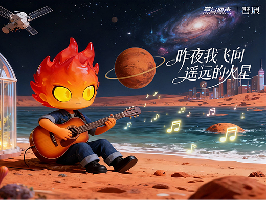 昨夜我飞向遥远的火星/IP设计