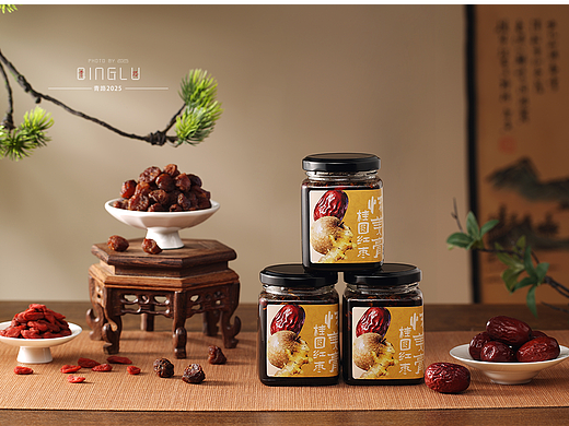 产品摄影 | 养生滋膏玉灵膏黄精山楂佛手陈皮桂圆红枣