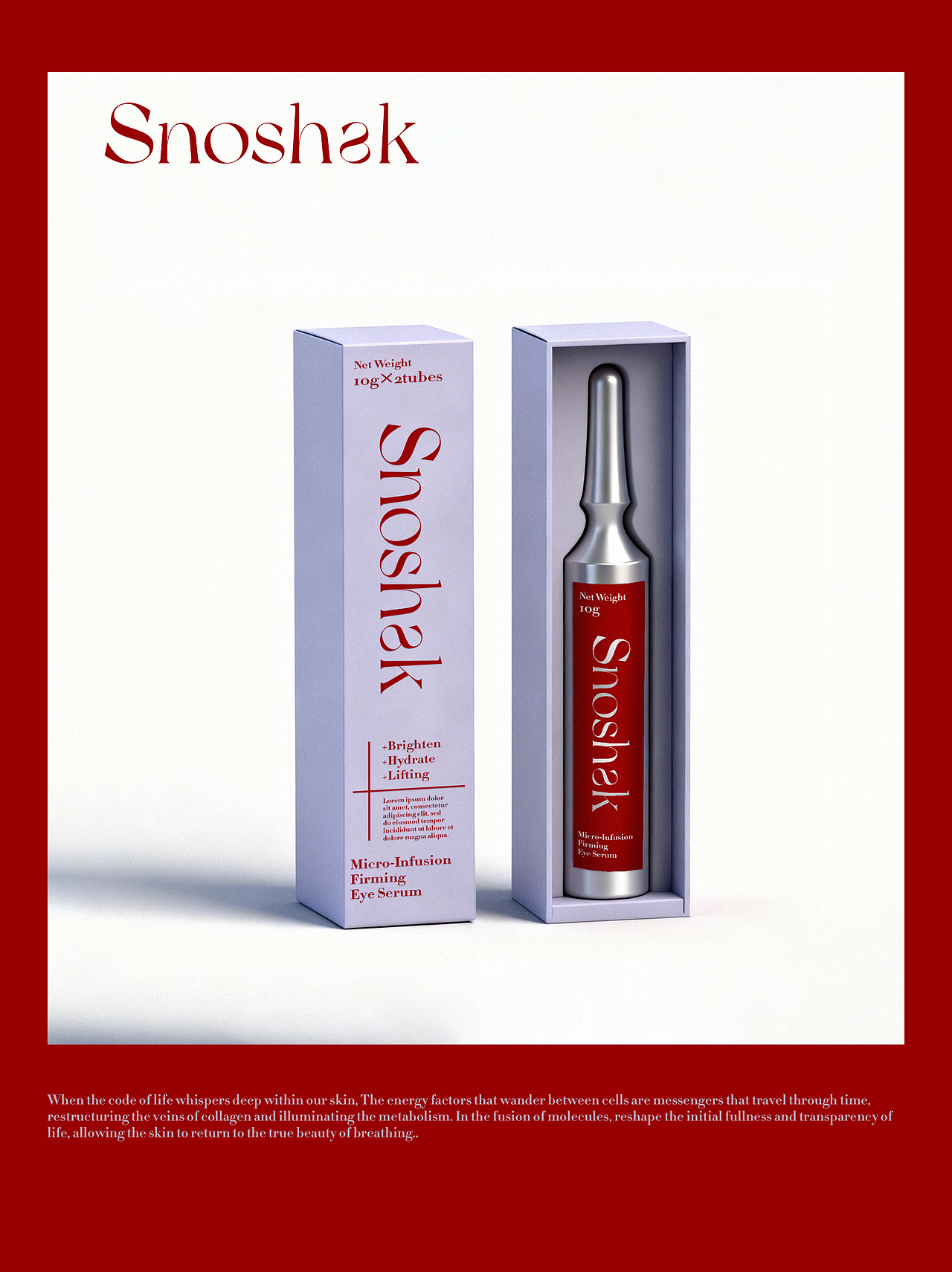 SNOSHAK护肤品品牌包装初步设计（图ZNDAwNDk3MTY0） - 品牌 - 站酷设计师温舒意原创素材 - 站酷ZCOOL