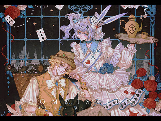 第五人格同人梦女爱丽丝风格插画