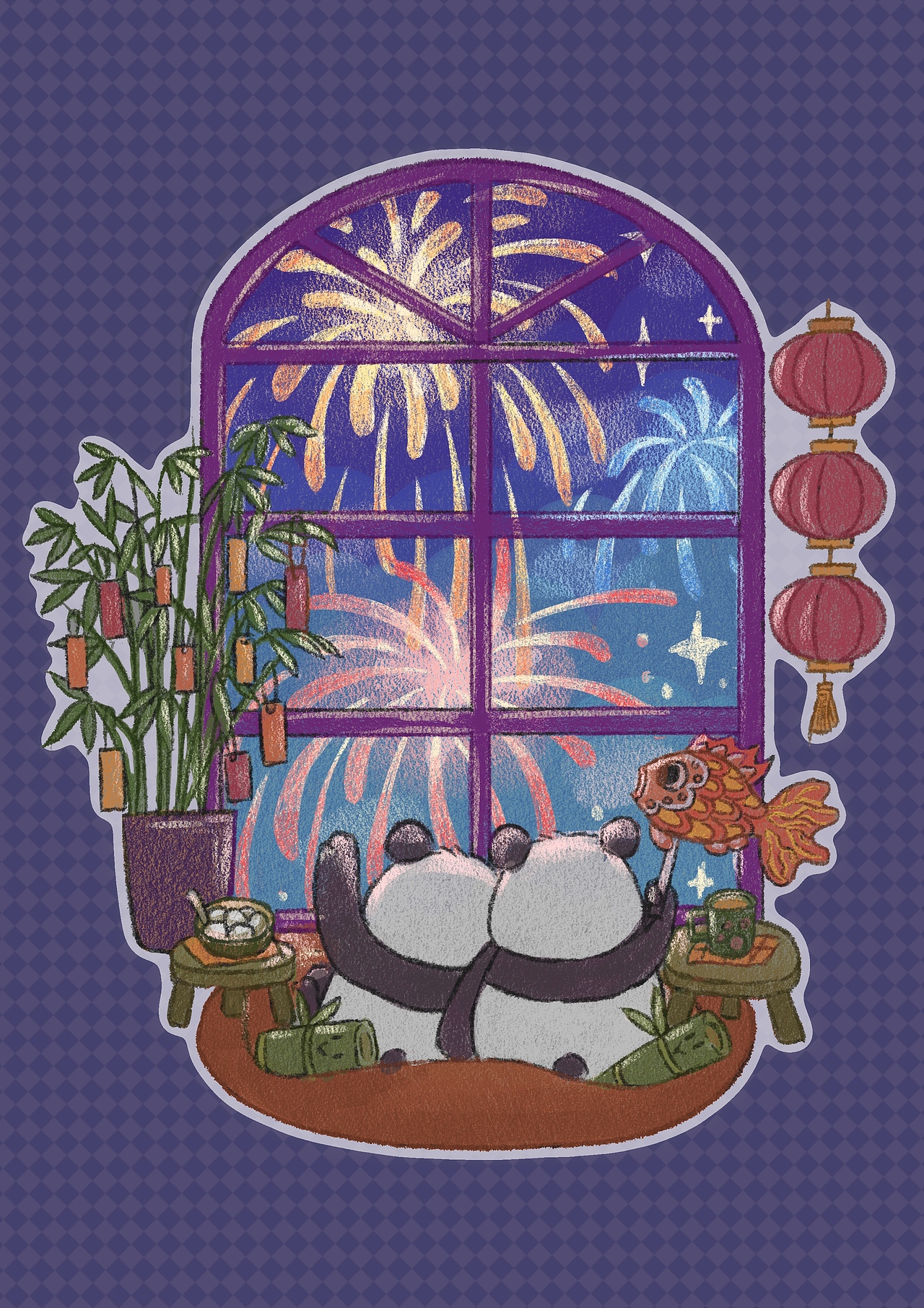 熊猫系列（图ZNDAwNTAzMjI4） - 儿童插画 - 站酷设计师悠悠星然原创素材 - 站酷ZCOOL