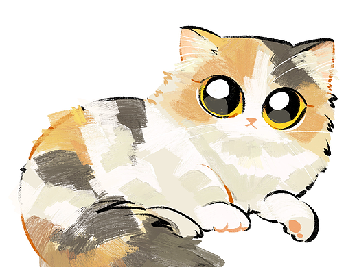 画100只评论区的小猫咪（七）（个人主页-ZNzI5NDYxMjA=） - 创作习作 - 站酷设计师Maru不是马鹿原创素材 - 站酷ZCOOL