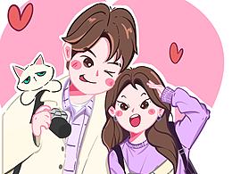 接头像（可约）