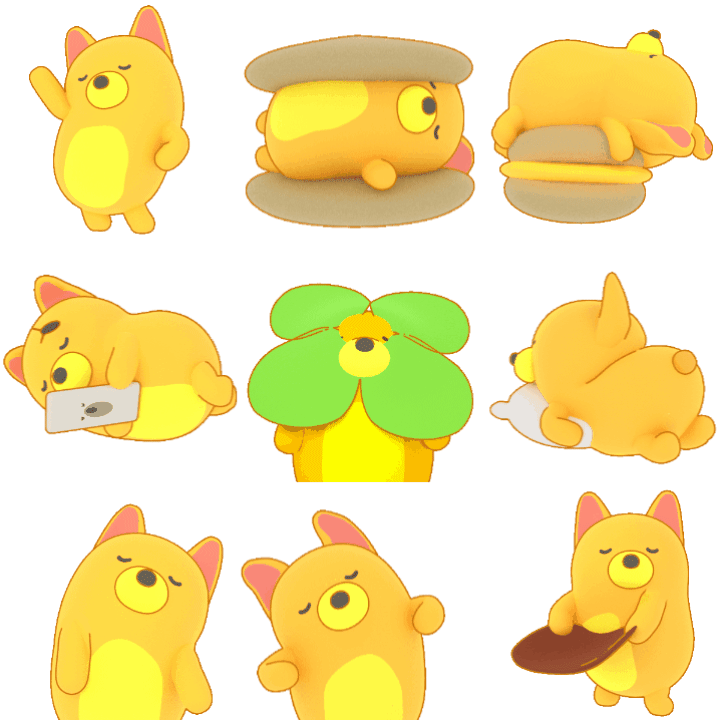 檸檬小狗 | 3D IP 設(shè)計(jì)&動(dòng)畫(huà)（圖ZNDAwNTA2MDA4） - 其他動(dòng)漫 - 站酷設(shè)計(jì)師Tangsi_EXC原創(chuàng)素材 - 站酷ZCOOL