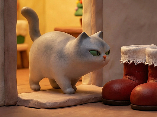 贱贱猫咪-《圣诞老人的礼物》