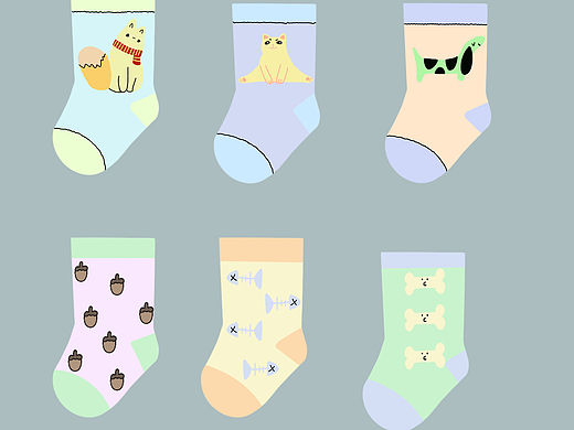 童趣萌襪小世界（稿件可售賣）（個(gè)人主頁(yè)-ZNzI5NDc2MzY=） - 創(chuàng)作習(xí)作 - 站酷設(shè)計(jì)師Z928455268原創(chuàng)素材 - 站酷ZCOOL