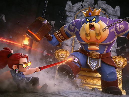 自制ai短片《百炼英雄之缘一大战矮人王》（同人版）