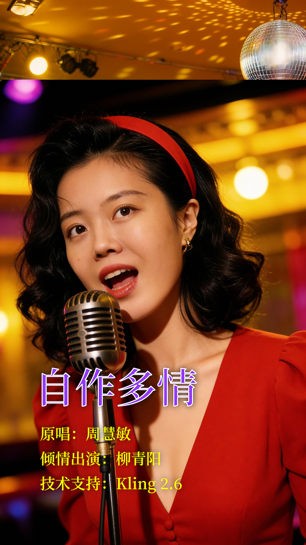 小姨的青春BGM，AI复刻90年代港风disco！（图ZNDAwNTM5Mzk2） - AI作品 - 站酷设计师IdealAI实验室原创素材 - 站酷ZCOOL