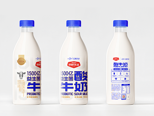 明都优选x红梅乳业｜酸牛奶包装设计｜江苏明都超市