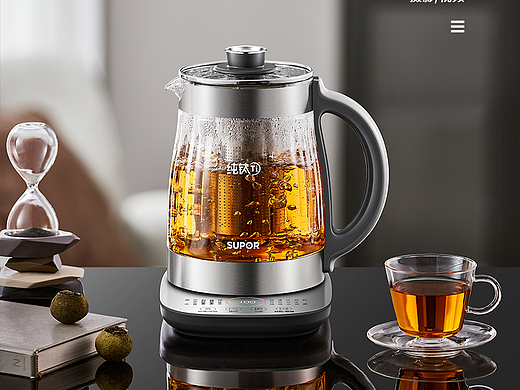 苏泊尔纯钛养生壶丨商业产品拍摄