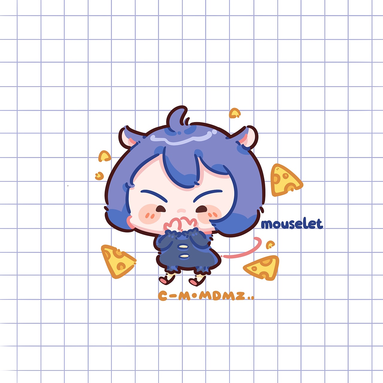 十二生肖小鼻嘎（图ZNDAwNTUzMjI4） - 创作习作 - 站酷设计师猫的帽_子_原创素材 - 站酷ZCOOL