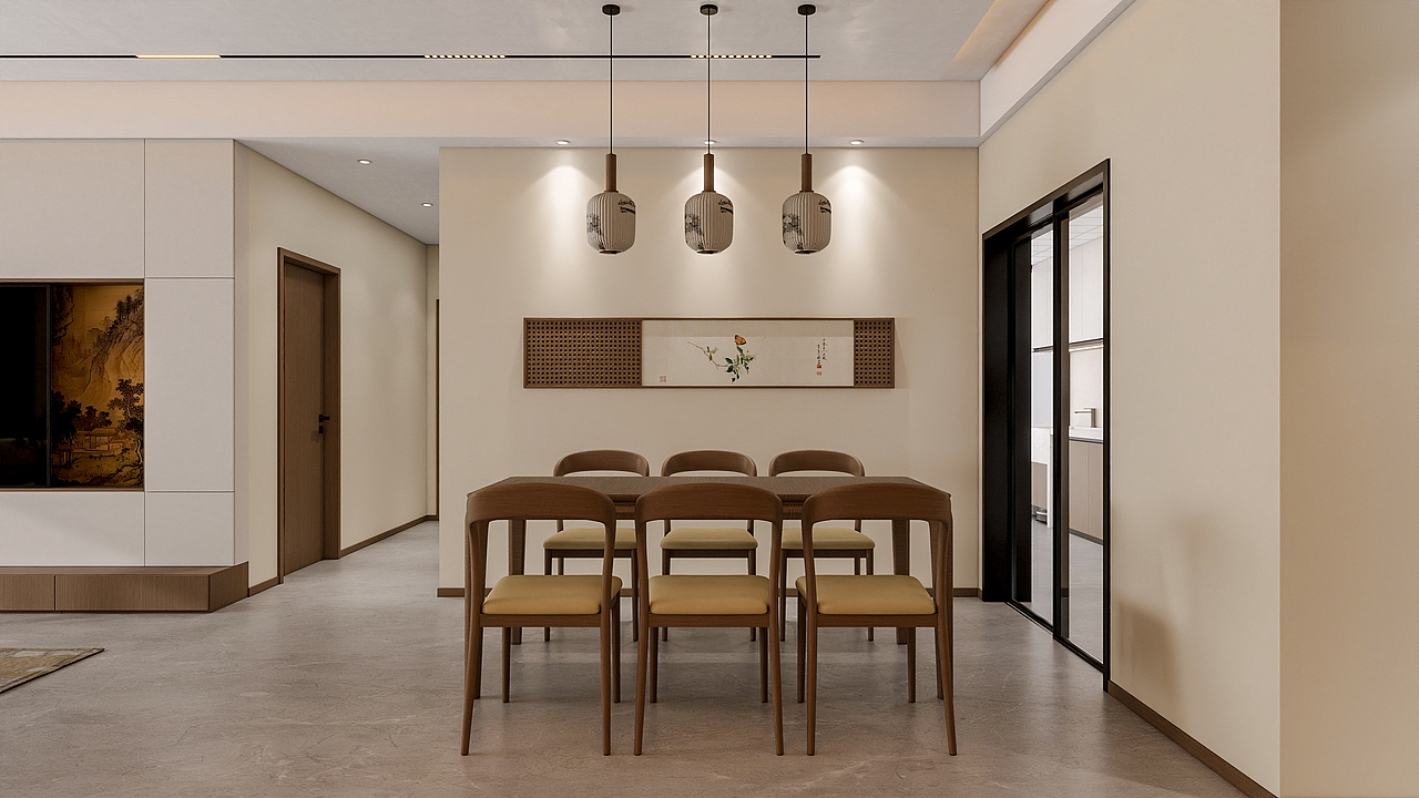 四川岳池香水湾（116平方简约中式三居室）（图ZNDAwNTY5OTg0） - 家装设计 - 站酷设计师设计师成爽原创素材 - 站酷ZCOOL