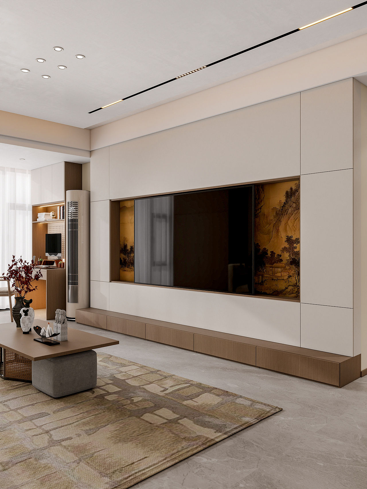 四川岳池香水湾（116平方简约中式三居室）（图ZNDAwNTY5OTM2） - 家装设计 - 站酷设计师设计师成爽原创素材 - 站酷ZCOOL