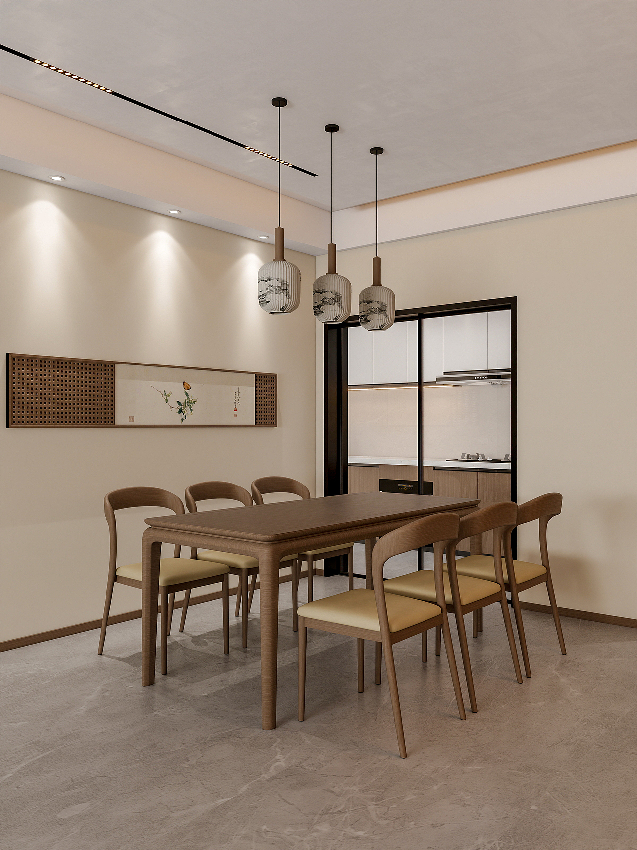 四川岳池香水湾（116平方简约中式三居室）（图ZNDAwNTY5OTcy） - 家装设计 - 站酷设计师设计师成爽原创素材 - 站酷ZCOOL