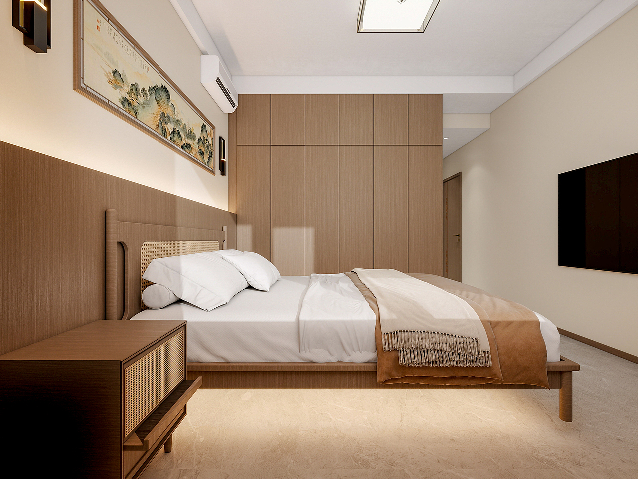 四川岳池香水湾（116平方简约中式三居室）（图ZNDAwNTcwMDA0） - 家装设计 - 站酷设计师设计师成爽原创素材 - 站酷ZCOOL