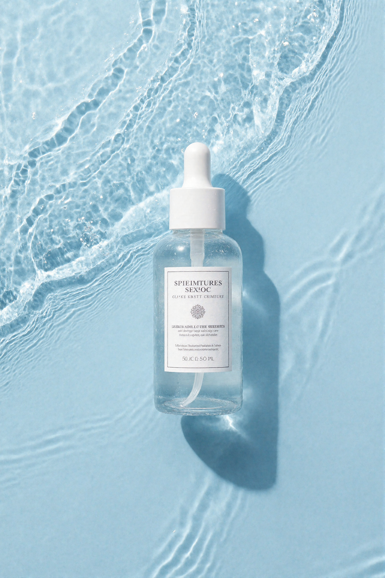 护肤精华产品场景图渲染AIGC生成、（图ZNDAwNTczNDM2） - 产品摄影 - 站酷设计师埃迪AI原创素材 - 站酷ZCOOL