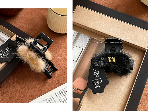 发饰丨头饰丨网感首饰丨麦图摄影丨发夹丨边夹丨