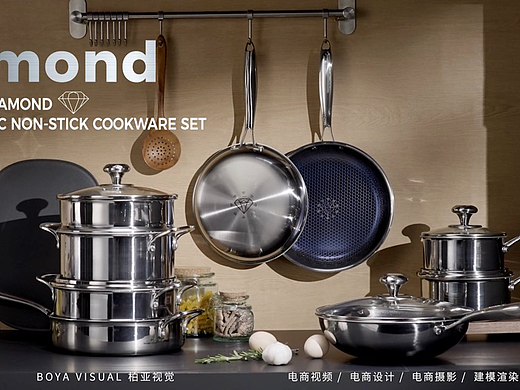 跨境厨具视频拍摄｜MERCI KITCHEN套锅 组合锅 X BOYA
