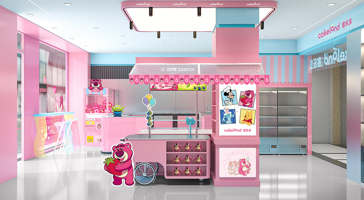 客乐多 · Cakeland（图ZNDAwNTg5NTcy） - 酒店餐饮设计 - 站酷设计师五克氮空间设计原创素材 - 站酷ZCOOL