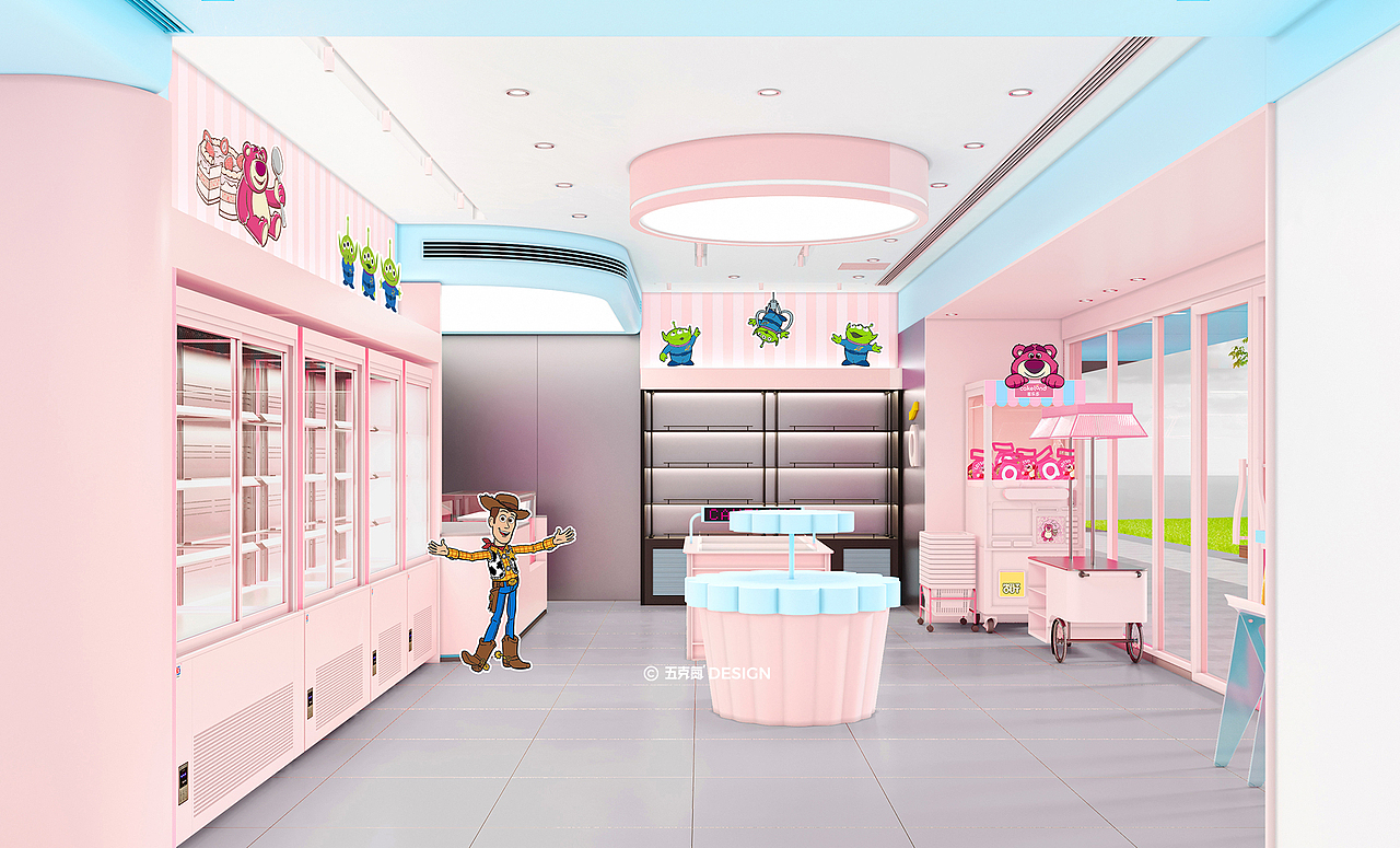 客乐多 · Cakeland（图ZNDAwNTg5NTk2） - 酒店餐饮设计 - 站酷设计师五克氮空间设计原创素材 - 站酷ZCOOL