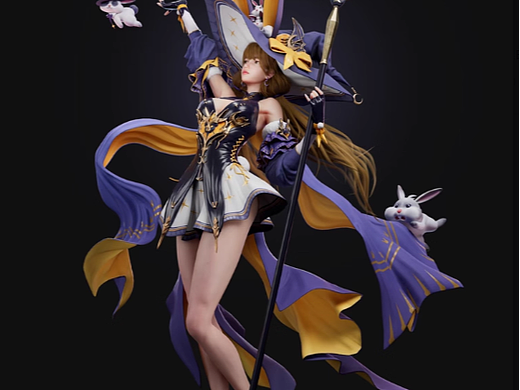 游戏角色建模渲染