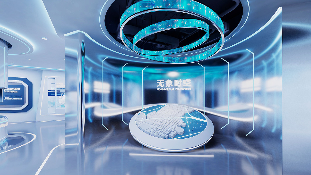 科技展厅设计（图ZNDAwNTk5Mzgw） - 商业空间设计 - 站酷设计师66一ONE原创素材 - 站酷ZCOOL