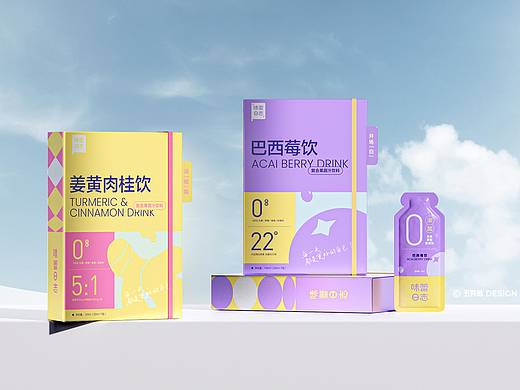 味蕾日志 × 五颗蛋 | 健康饮品包装设计