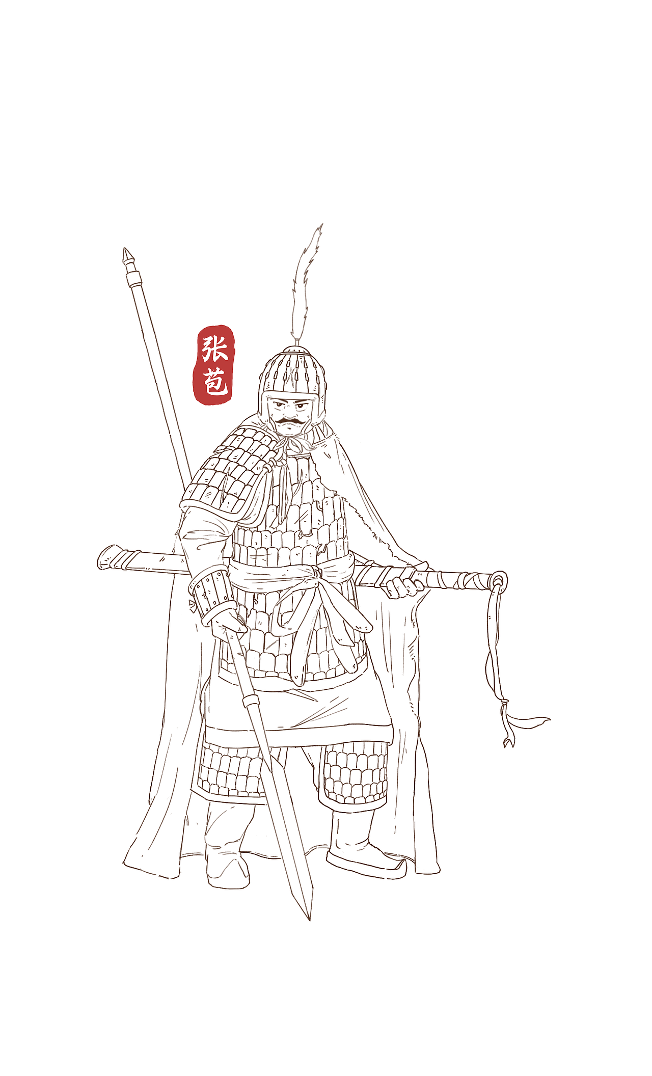 关兴张苞（图ZNDAwNjIyOTM2） - 概念设定 - 站酷设计师大猪哥小猪弟原创素材 - 站酷ZCOOL