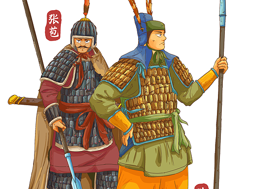 關(guān)興張苞（個人主頁-ZNzI5NTc5NDA=） - 概念設(shè)定 - 站酷設(shè)計師大豬哥小豬弟原創(chuàng)素材 - 站酷ZCOOL