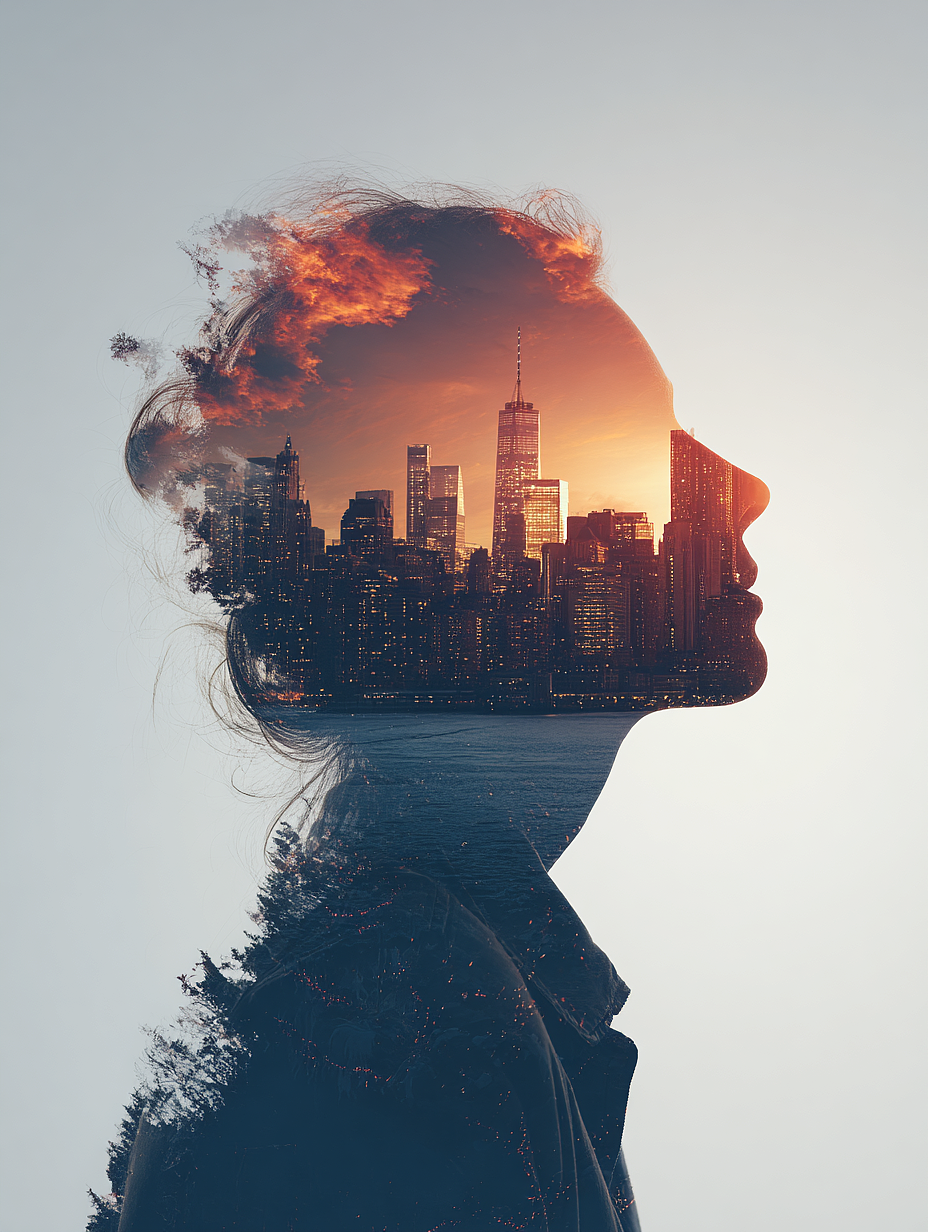 外拍双重曝光的绝绝子构图！（图ZNDAwNjI0NzUy） - AI作品 - 站酷设计师斗神俊俊原创素材 - 站酷ZCOOL