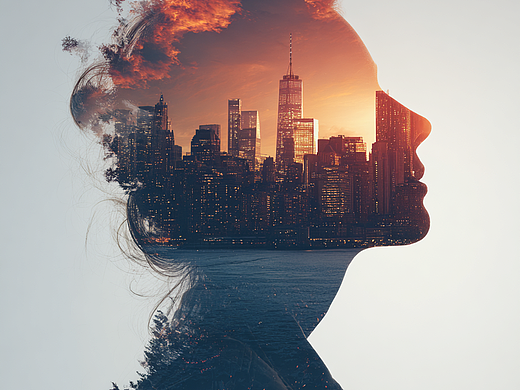 外拍双重曝光的绝绝子构图！