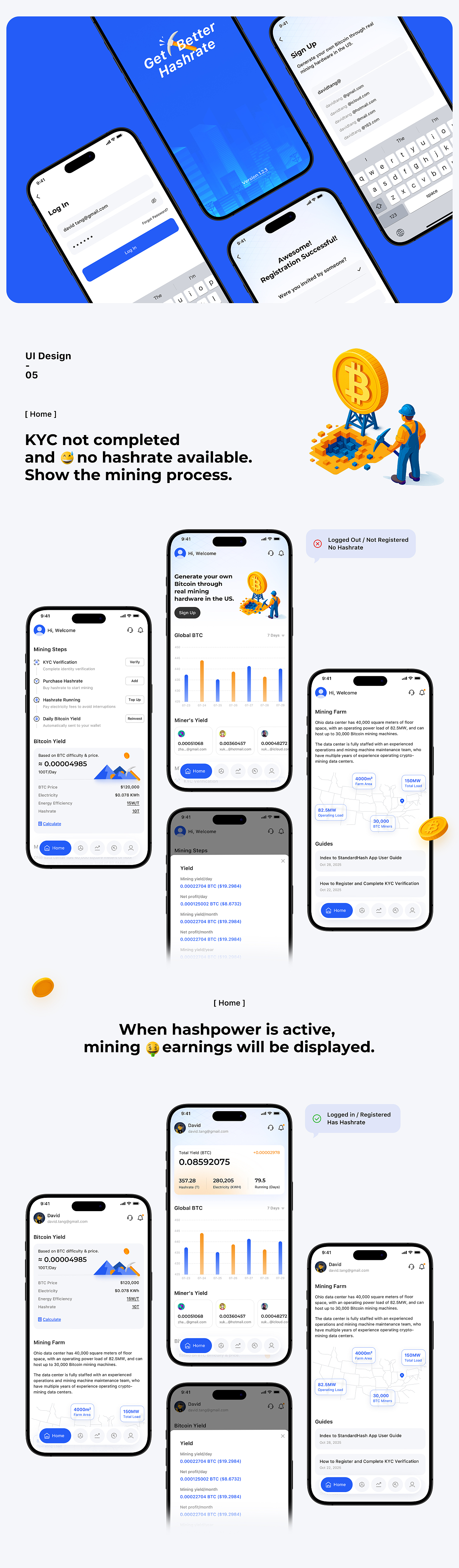APP_Hashrate Mining（图ZNDAwNjI5ODA0） - APP界面 - 站酷设计师母小静_Susie原创素材 - 站酷ZCOOL