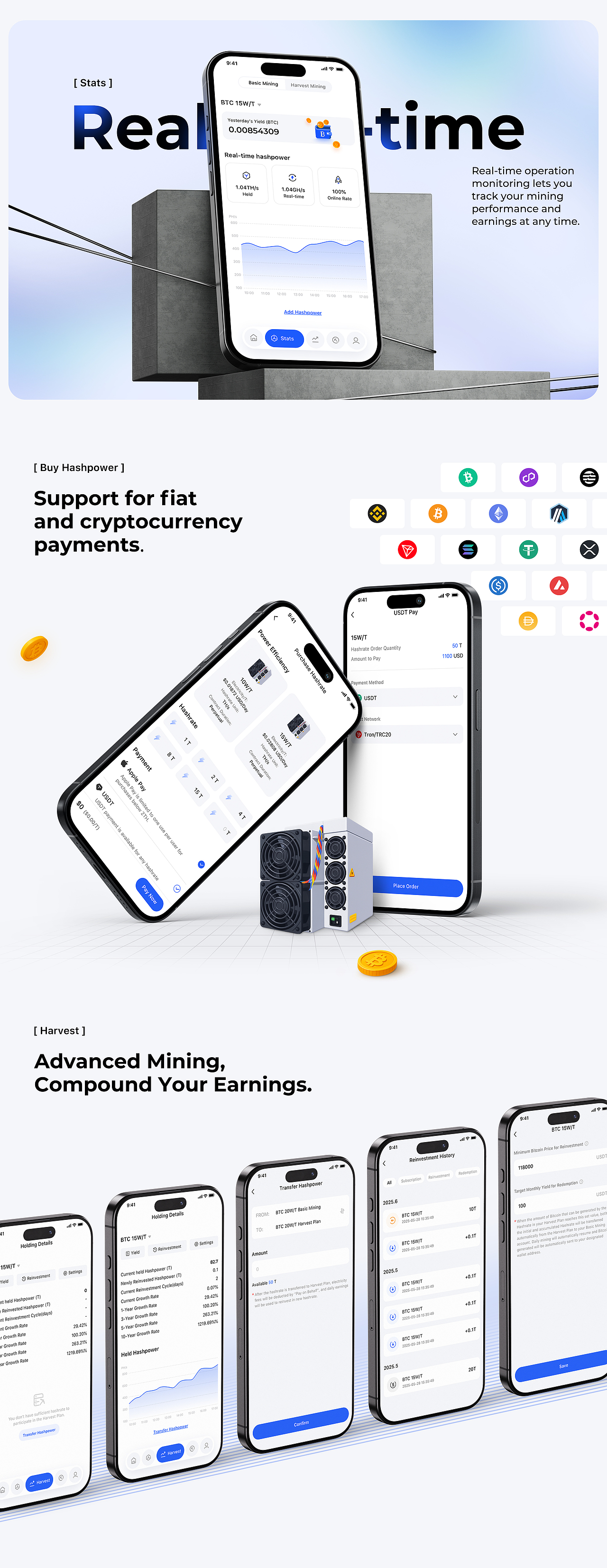 APP_Hashrate Mining（图ZNDAwNjI5ODA4） - APP界面 - 站酷设计师母小静_Susie原创素材 - 站酷ZCOOL