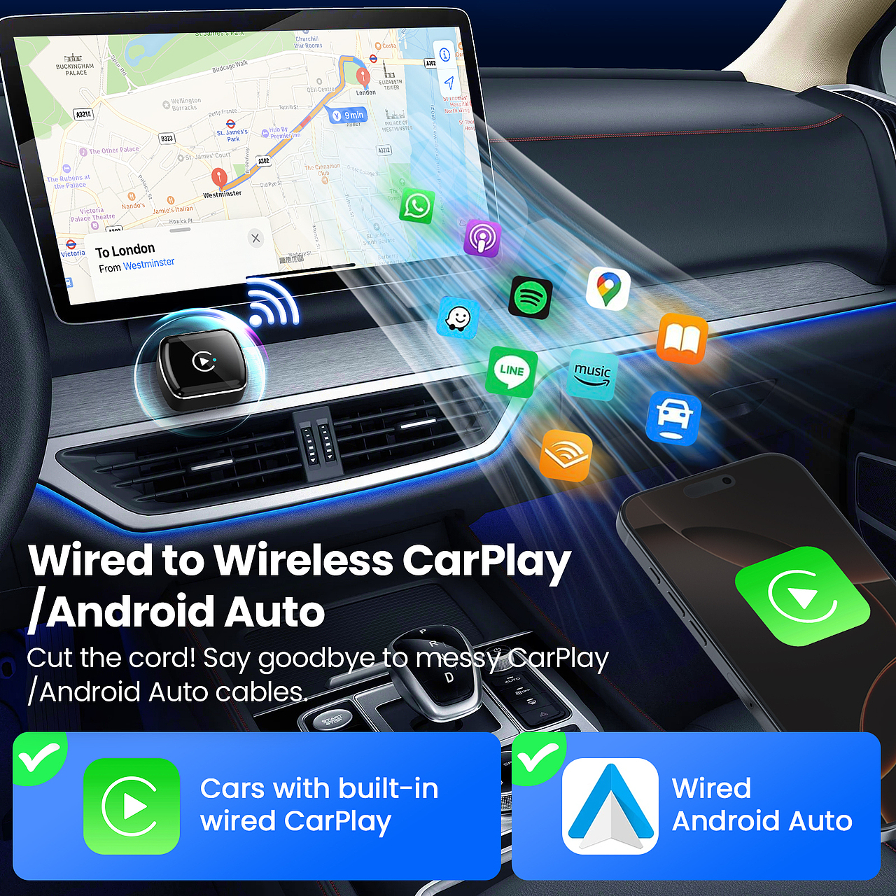 亚马逊主副图设计案例--Carplay（图ZNDAwNjM4MzE2） - 电商 - 站酷设计师梦珠原创素材 - 站酷ZCOOL