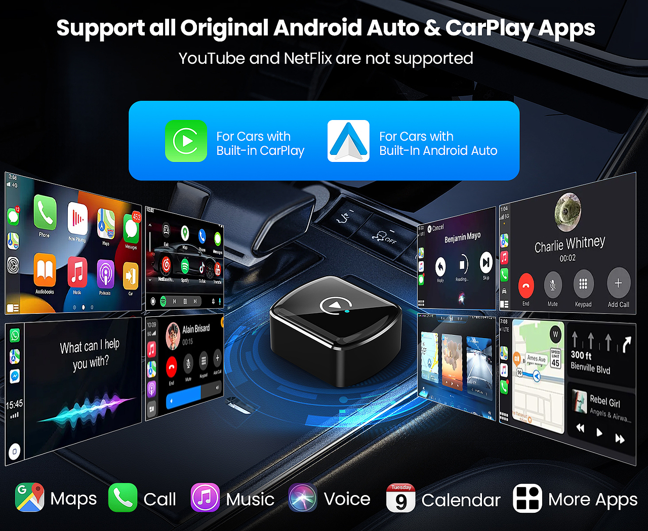 亚马逊主副图设计案例--Carplay（图ZNDAwNjM4MzY0） - 电商 - 站酷设计师梦珠原创素材 - 站酷ZCOOL