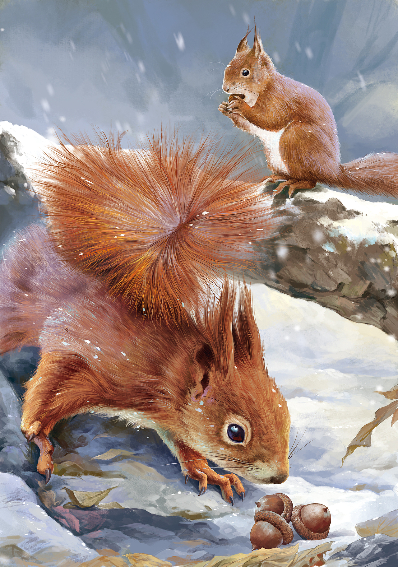 写实纯手绘绘本插画，已出版，禁商用！！！（图ZNDAwNjQ2OTY0） - 绘本 - 站酷设计师小树文创原创素材 - 站酷ZCOOL