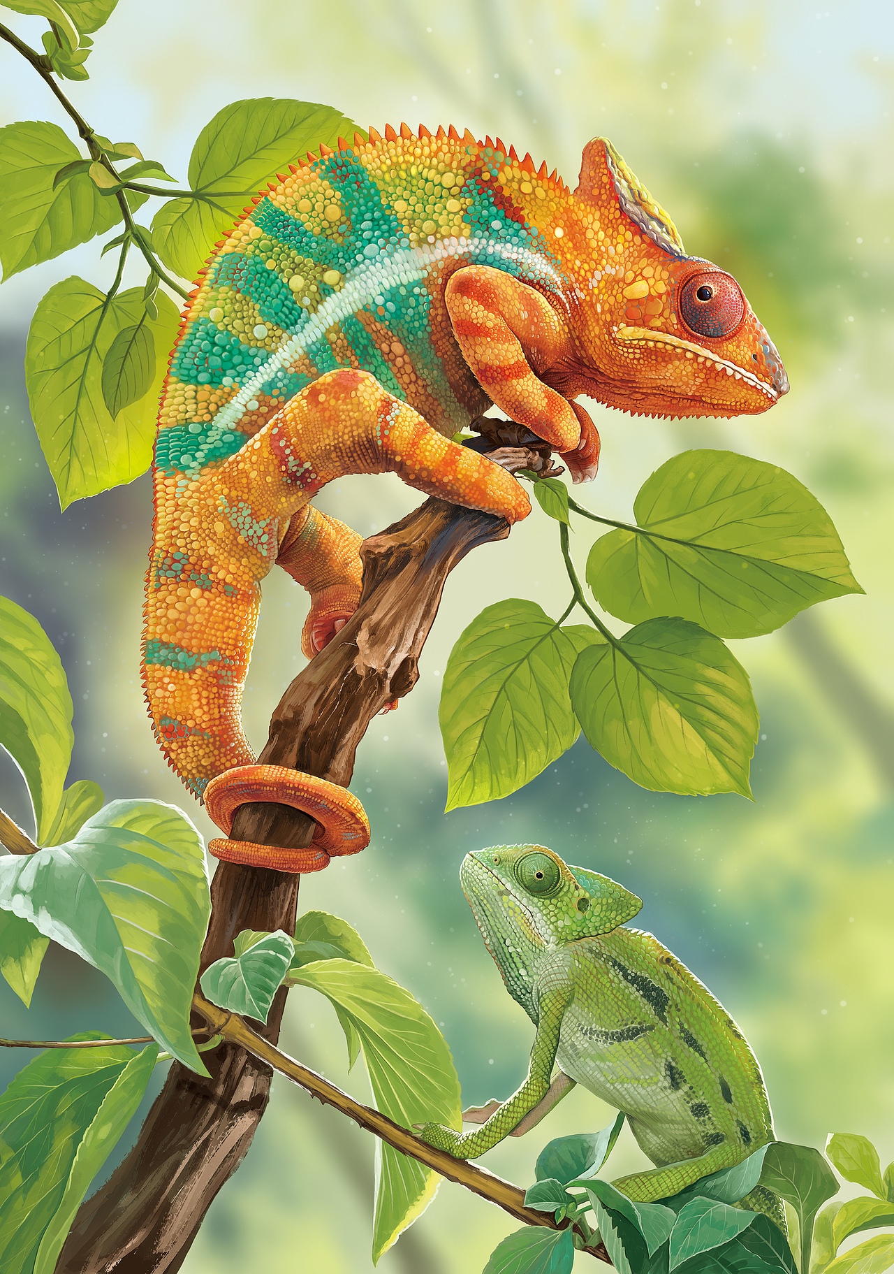 写实纯手绘绘本插画，已出版，禁商用！！！（图ZNDAwNjQ3MTU2） - 绘本 - 站酷设计师小树文创原创素材 - 站酷ZCOOL